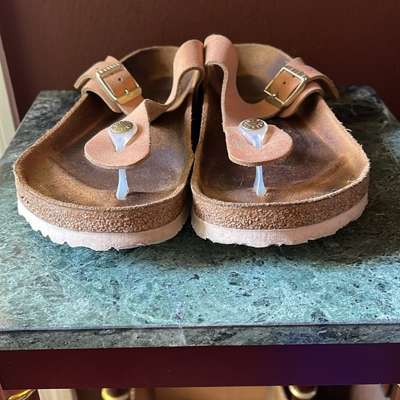 Birkenstock Gizeh in Washed Metallic Sea Copper, size 39 - Picture 8 of 9